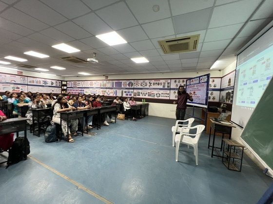 Lokesh Arukala session at Chennai and Sridevi Women's Colleges