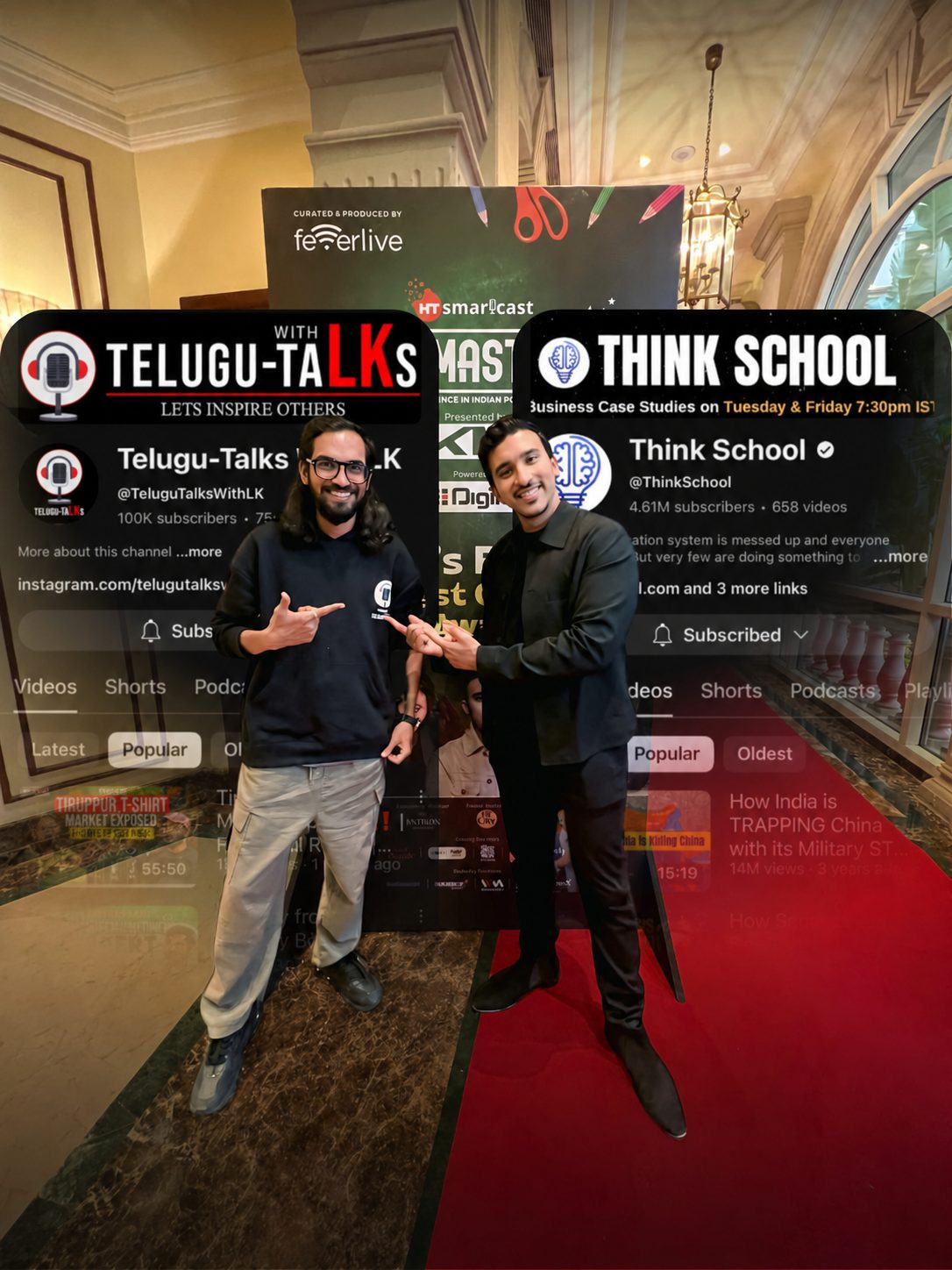 Telugu Talks with LK podcast recording